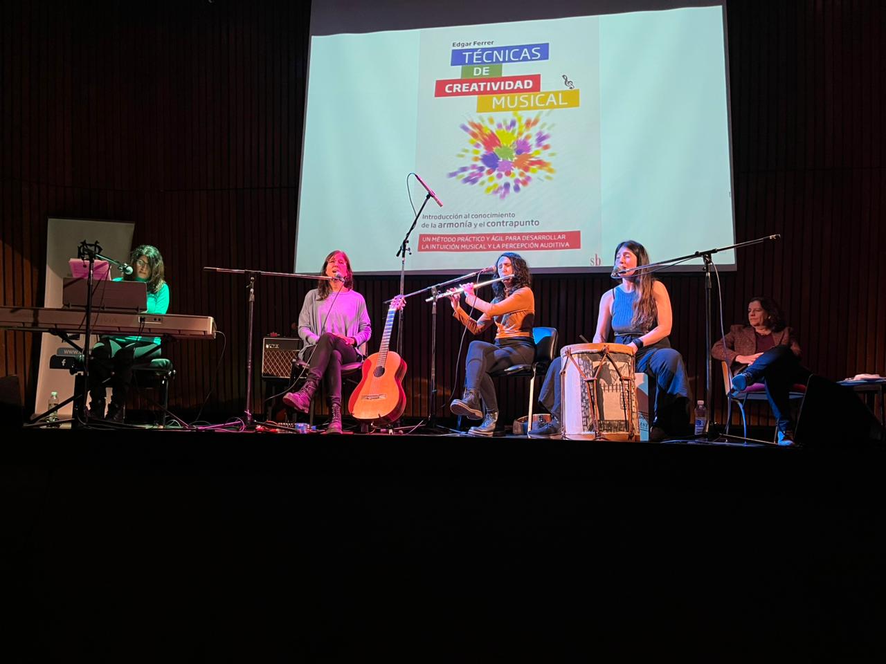 presentación técnicas de creatividad musical en la biblioteca nacional - agosto 2025